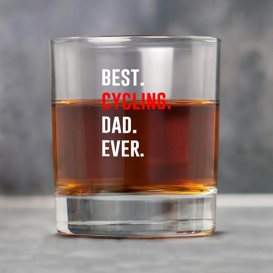 Best Cycling Dad Ever Rock Glasses