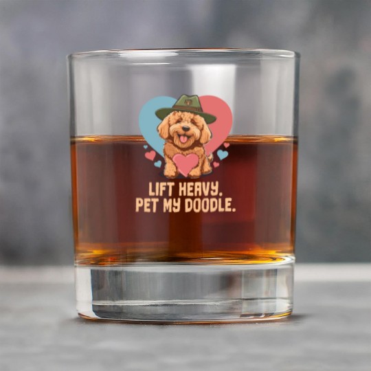Lift Heavy Pet My Doodle Goldendoodle Dog Dad Rock Glasses