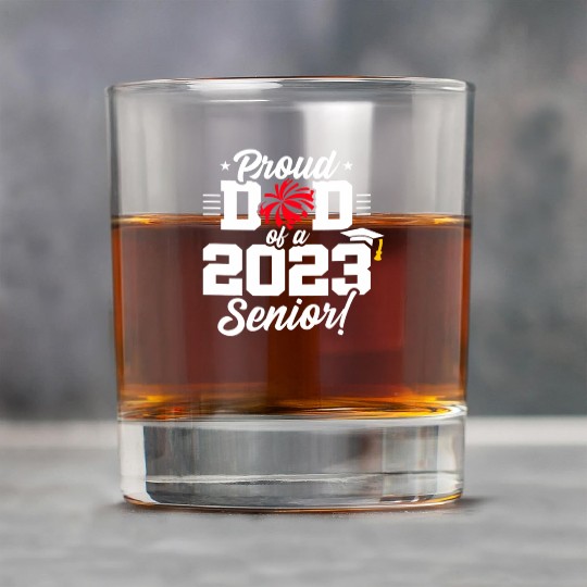 Senior Year - Cheerleading Dad - Class of 2023 - S Rock Glasses