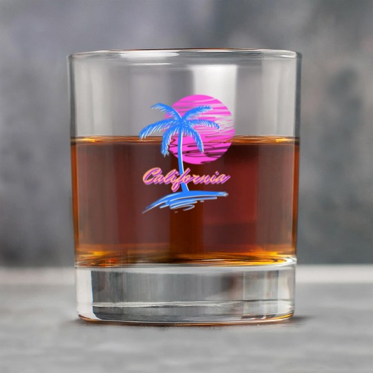California Beaches 80S Rock Glasses
