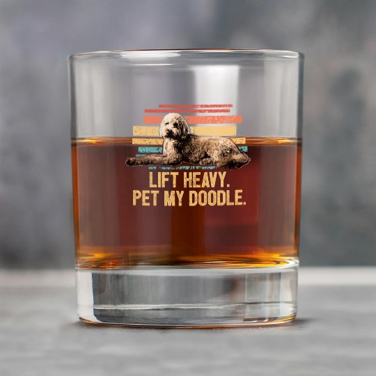 Pet My Doodle Retro Goldendoodle Dog Dad Doodle Rock Glasses