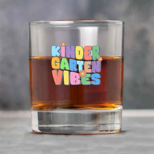 Kindergarten Vibes First Day Back to School Teache Rock Glasses