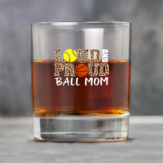 Loud And Proud Ball Mom Leopard Softball Rock Glasses