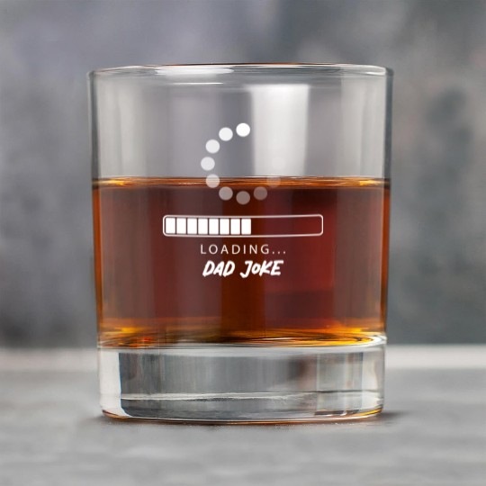 Dad joke Loading Rock Glasses