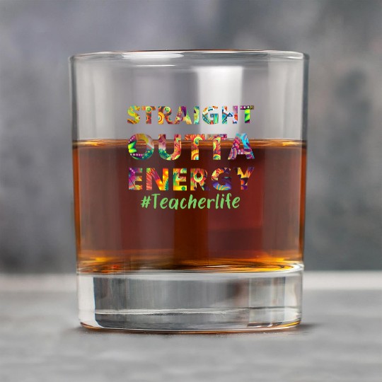 Straight Outta Energy teacher life Rock Glasses