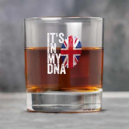 It'S In My Dna Uk Union Jack England Flag Eu Rock Glasses