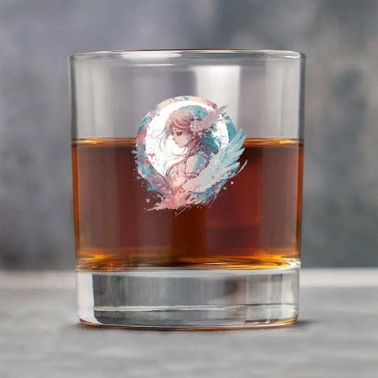 Watercolor Anime Fairy Cute Fairycore Pastel Goth Rock Glasses