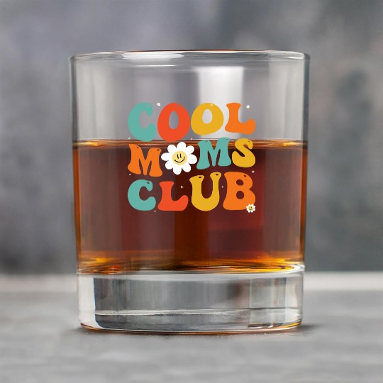 Cool Moms Club Groovy Hippie Theme Mother Day Rock Glasses