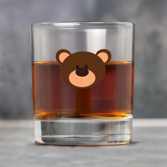 Brown Face Teddy Bear Lover Rock Glasses