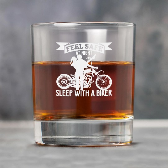 Feel Safe Sleep With A Biker ©WhiteTigerLLC.Com Rock Glasses