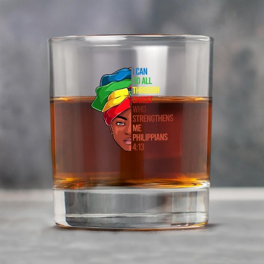 African American Jesus Christian Black Rock Glasses