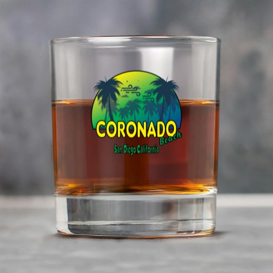 Coronado Beach In San Diego California State Coron Rock Glasses