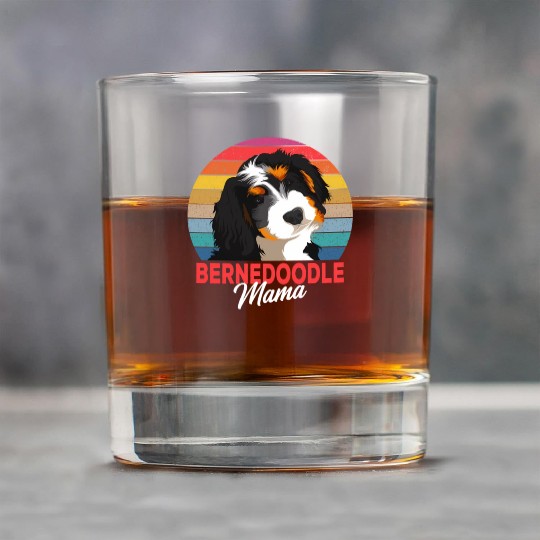 Bernedoodle Mama Dog Mom Owner Rock Glasses