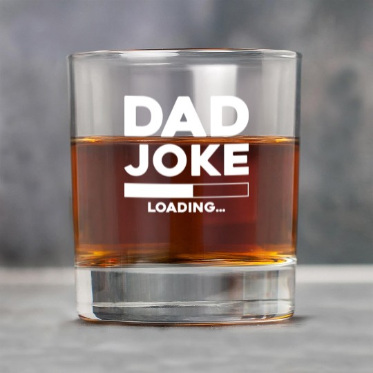Dad Joke Loading Rock Glasses