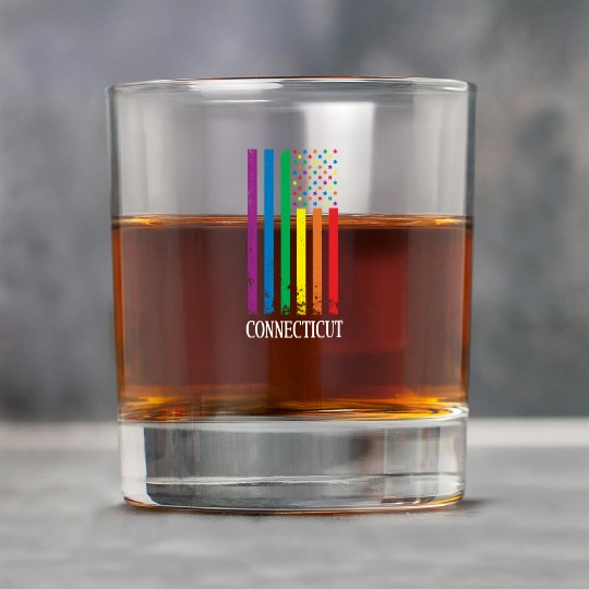 Connecticut Pride Month Pride Flag LGBT Community Rock Glasses