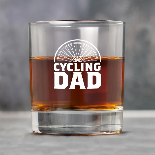 Cycling Rock Glasses for Dad, Cyclist Rock Glasses, Bike Riding
