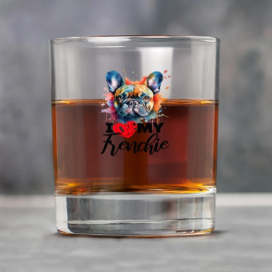 I Love My frenchie Sarcastic and funny gift Rock Glasses