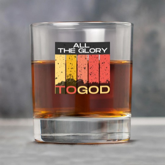 All The Glory to God Rock Glasses