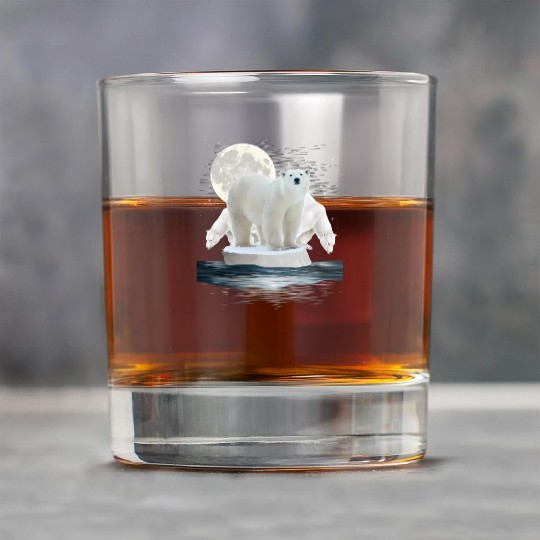 Polar Bears Wildlife Zoo Animal Zookeeper Nature Rock Glasses