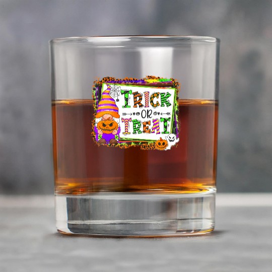 Halloween Gnomes Witch Autumn Trick Or Treat Rock Glasses