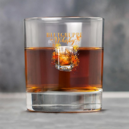 Blutgruppe Whisky Cocktail for Bartender Rock Glasses