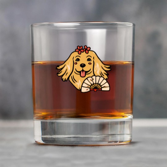 Golden Retriever Geisha Dog Lover Terrier Rock Glasses