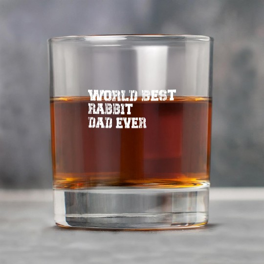 best world best Rabbit dad ever fathers day funny Rock Glasses