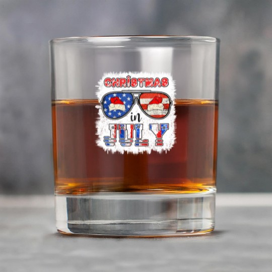 Christmas in July Santa Hat Sunglasses Summer Rock Glasses