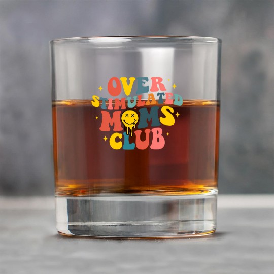 Overstimulated Moms Club Rock Glasses