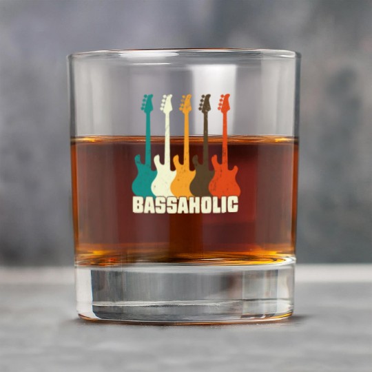 Bass Guitar Player Bassaholic Bass Player Rock Glasses