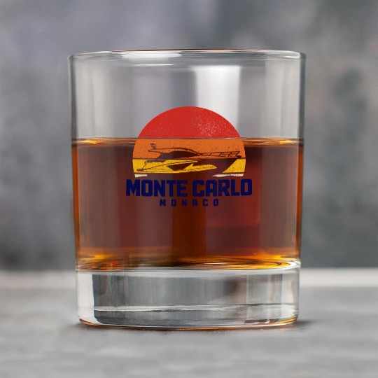 Monte Carlo Monaco Vintage Yacht Rock Glasses