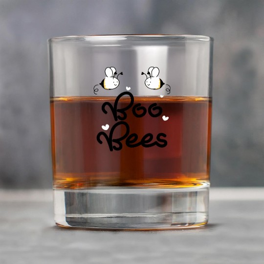 boo bees green Rock Glasses