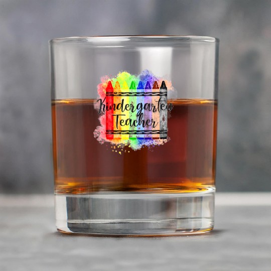 Funny Kindergarten Teacher Crayon Back To School Rock Glasses