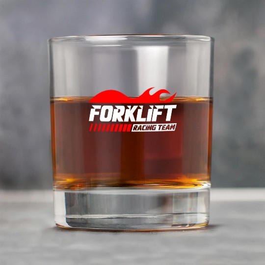 Forklift Racing Team Rock Glasses