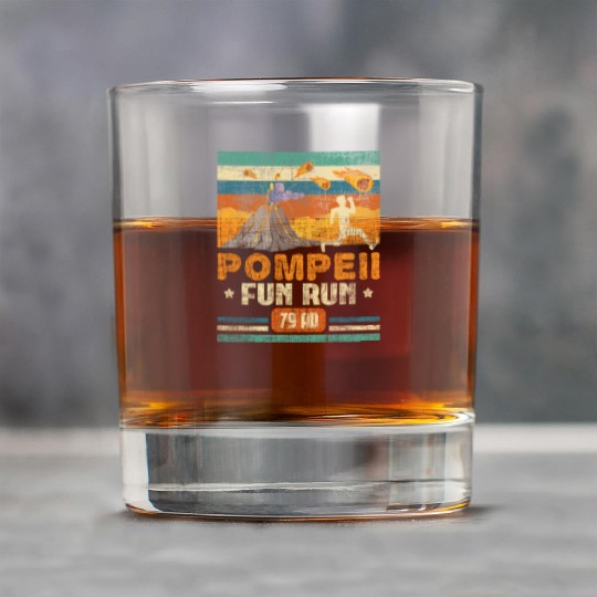Pompeii Fun Run - Geography Volcanologist Rock Glasses