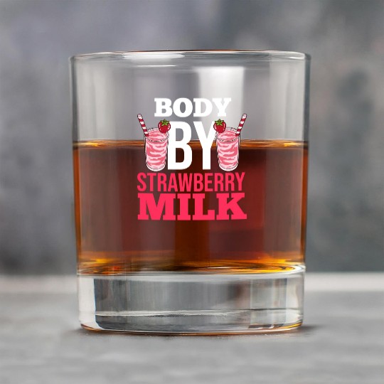 Strawberry Milk Shake Korean Vegan Japanese Rock Glasses