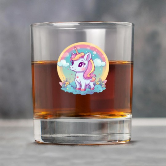 Unicorn Rainbow Sunset Rock Glasses