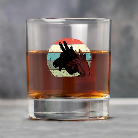 Animal Shadows donkey Rock Glasses