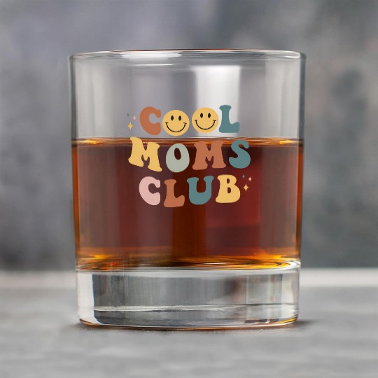 Moms Club On Back Print Rock Glasses