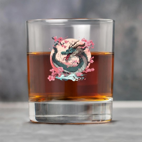Japanese Dragon Cool Fantasy Chinese Asian Dragon Rock Glasses