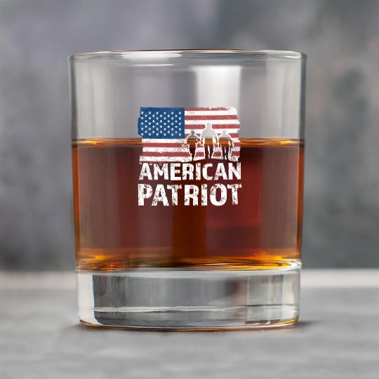American Patriot Military Soldier Us Flag Veteran Rock Glasses
