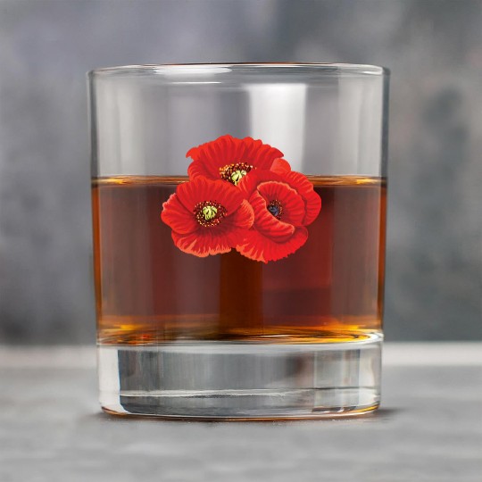Poppy Flower Flowers Flora Nature Rock Glasses
