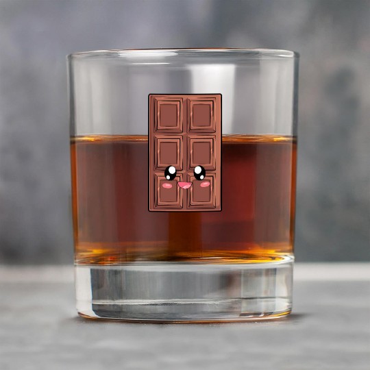 Chocolate Bar S'Mores Halloween Rock Glasses