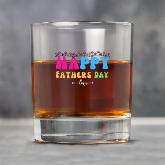 Happy Fathers Day i love you dad Heart Daddy funny Rock Glasses