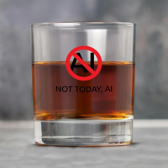 Not today AI (slash) Rock Glasses