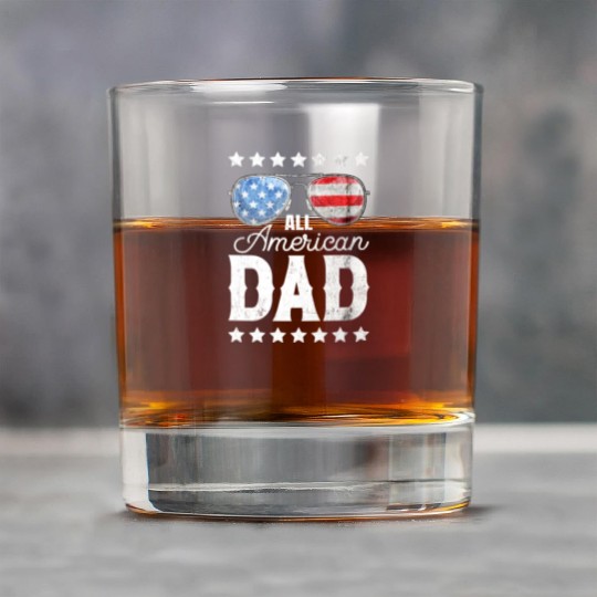 All American Dad 4th of July Father's Day Sunglass Rock Glasses