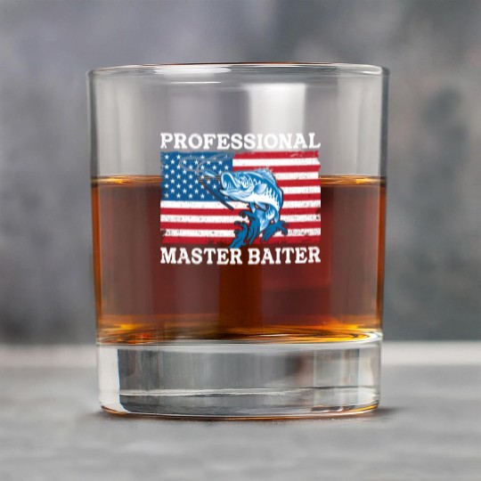 Professional Master Baiter Us American Flag Bass Rock Glasses