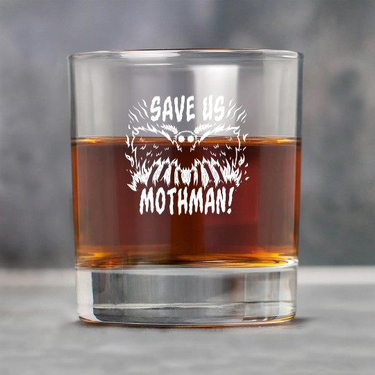 Save Us Mothman Rock Glasses