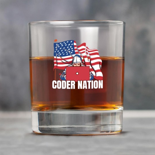 Programmer Coder Us Flag Programming Coding Rock Glasses