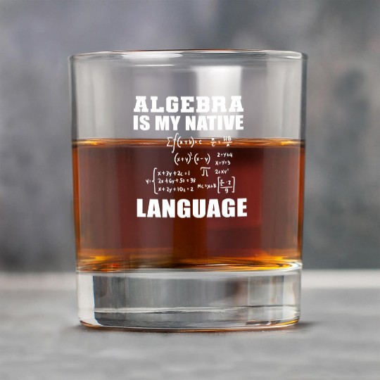 Native Language Math Teacher Gift Rock Glasses